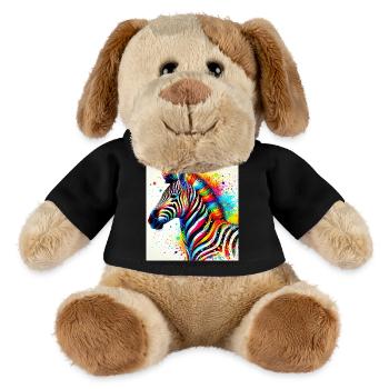 Zebra - MiniFeet® Hund Helge - Schwarz - Vorne