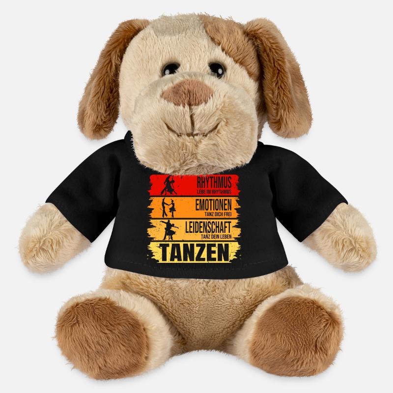 Tanzen: Rhythmus - Emotionen - Leidenschaft - MiniFeet® Hund Helge - Schwarz