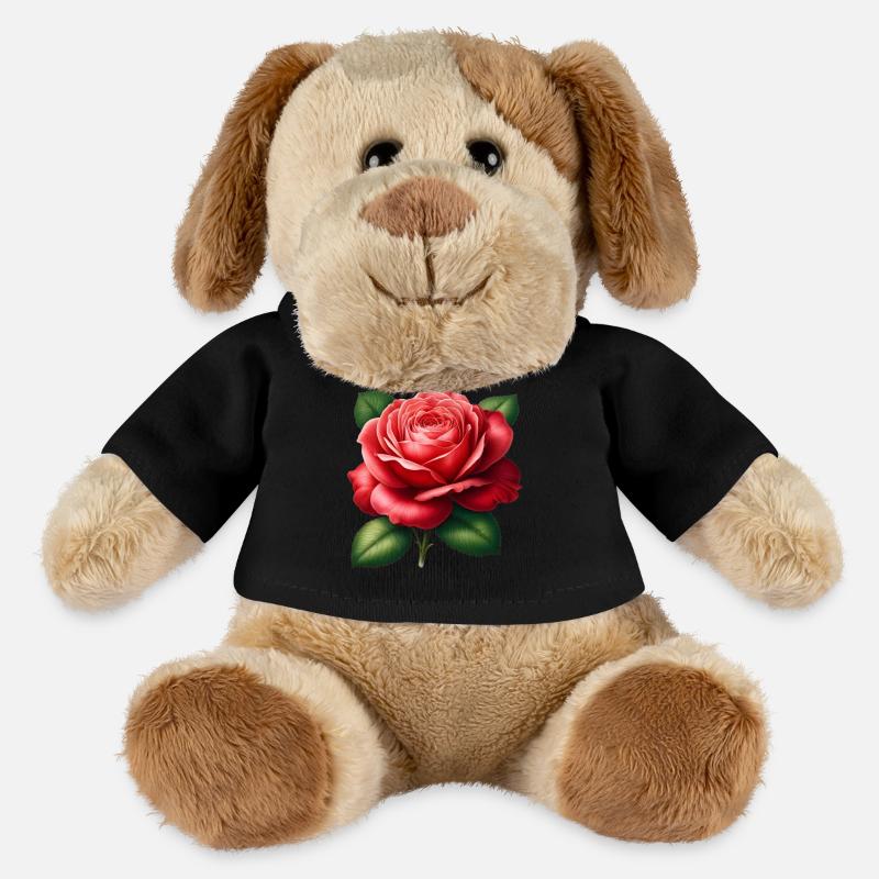 rosa - Chien en peluche Helge MiniFeet® - noir
