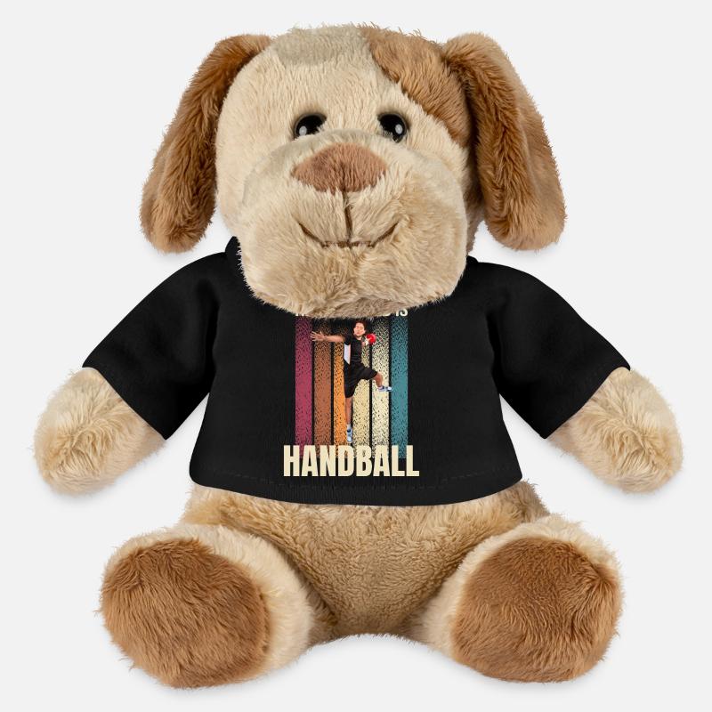 All you Need is Handball - MiniFeet® Hund Helge - Schwarz