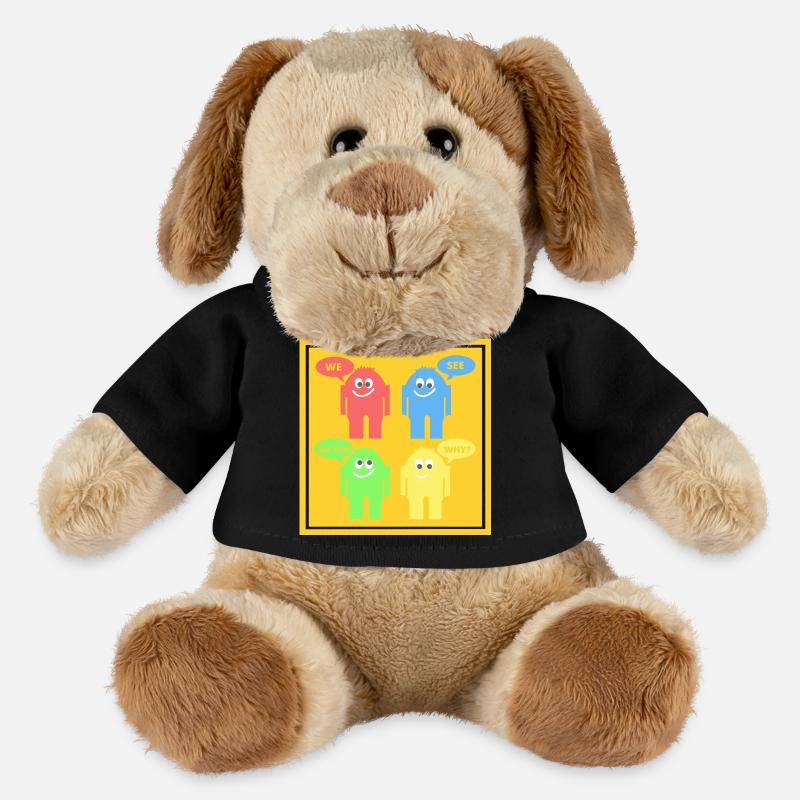 Lustige Männchen - MiniFeet® Hund Helge - Schwarz