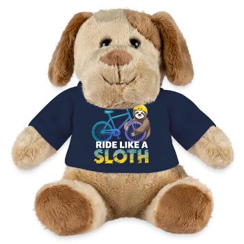 Sloth Biker with Helmet - MiniFeet® Dog Helge - french navy - Front