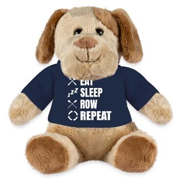 Eat Sleep Row Repeat - MiniFeet® Dog Helge - french navy - Front