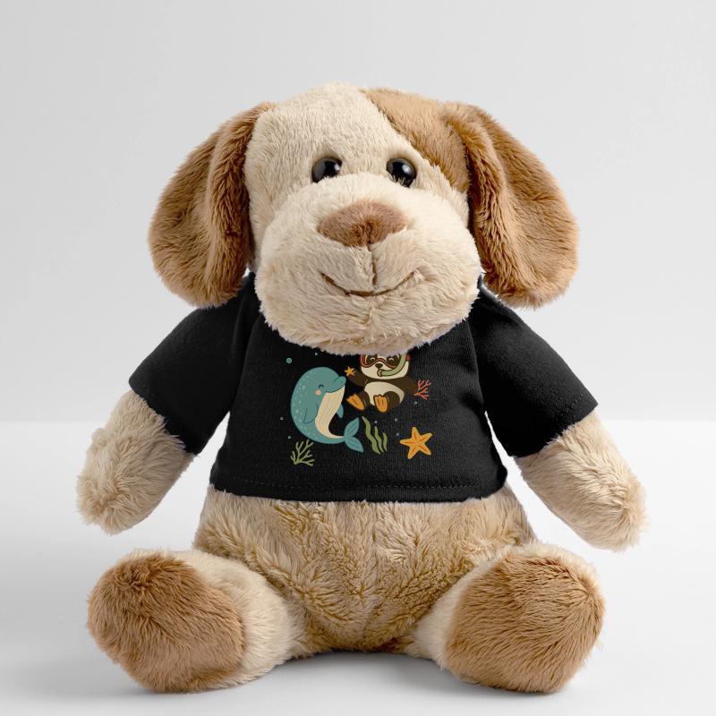 Plongée avec un dauphin dans la mer Chien en peluche Helge MiniFeet®