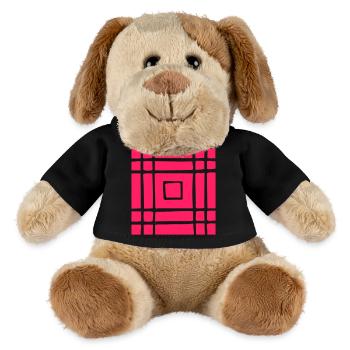 Quadrilateral Art > Vector Graphic - MiniFeet® Dog Helge - black - Front