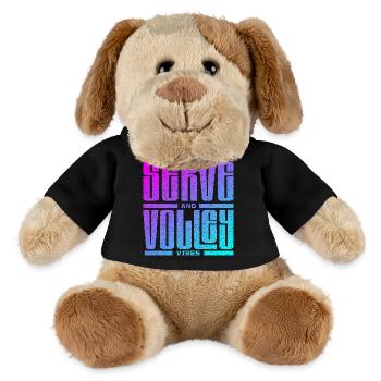 Tennis serve and volley style - MiniFeet® Hund Helge - Schwarz - Vorne