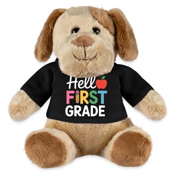 Hello First Grade Back To School - MiniFeet® Hund Helge - Schwarz - Vorne