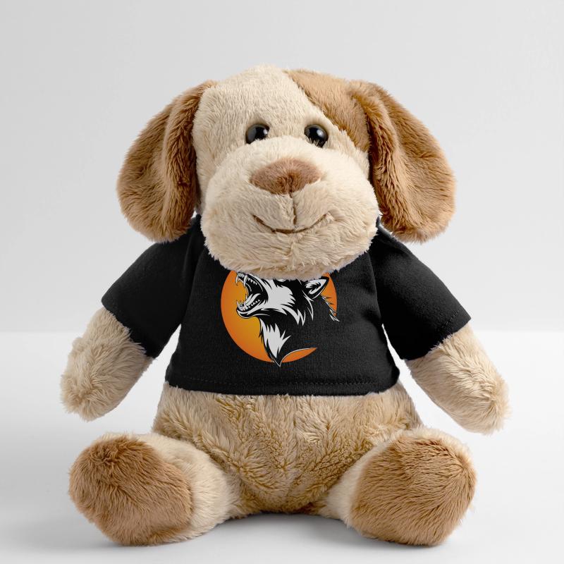 Wolf head in contrasting silhouette MiniFeet® Dog Helge