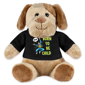 Born to be a child - MiniFeet® Dog Helge - black - Front