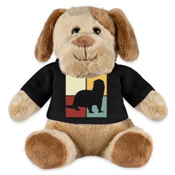 Sea Otter Cartoon Animal Lover Vintage - MiniFeet® Dog Helge - black - Front