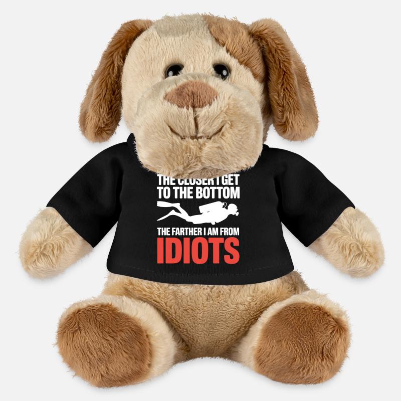 Bottom Dive: Closer Farther from Idiots - MiniFeet® Dog Helge - black
