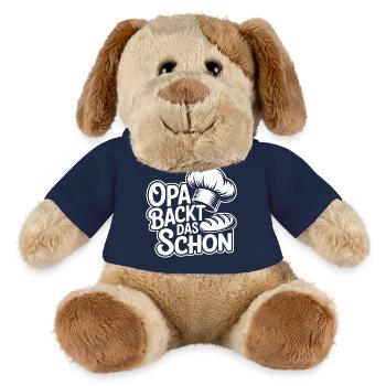 Opa backt das schon - MiniFeet® Hund Helge - French Navy - Vorne