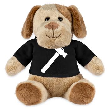 Vecteur d’icônes d’artisanat d’outil de marteau - Chien en peluche Helge MiniFeet® - noir - Devant