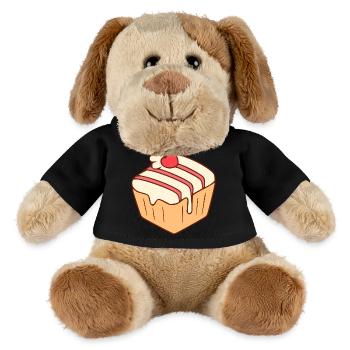 Cupcake baking, bakery, pastry shop - MiniFeet® Dog Helge - black - Front