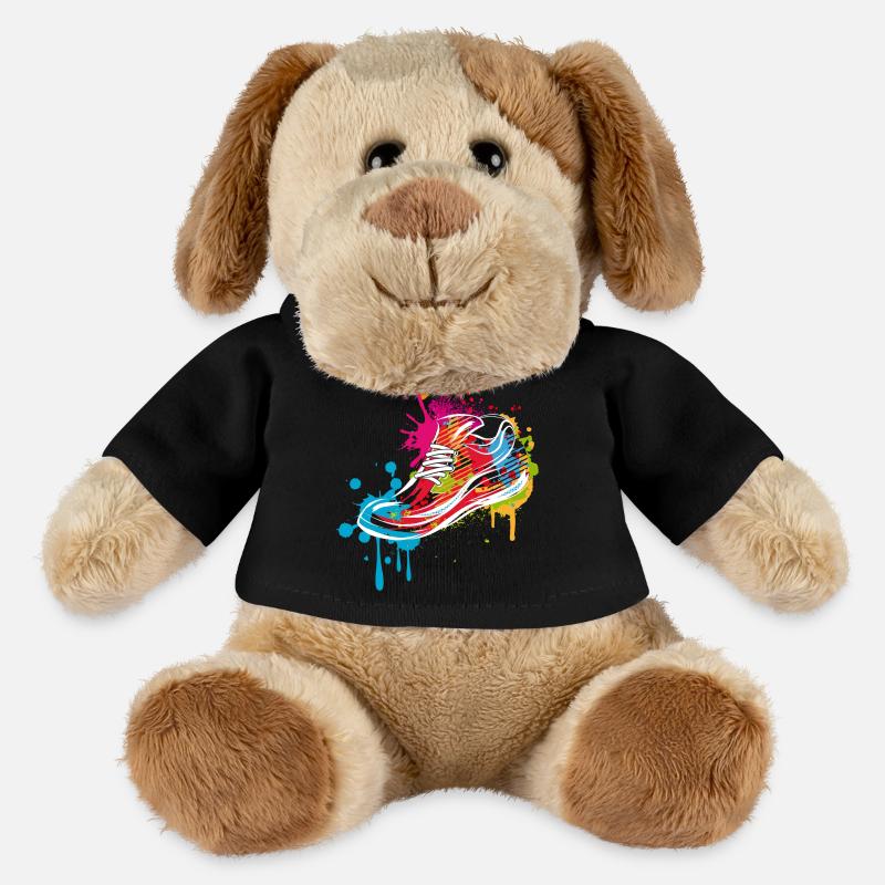 Sneaker Graffiti - MiniFeet® Hund Helge - Schwarz