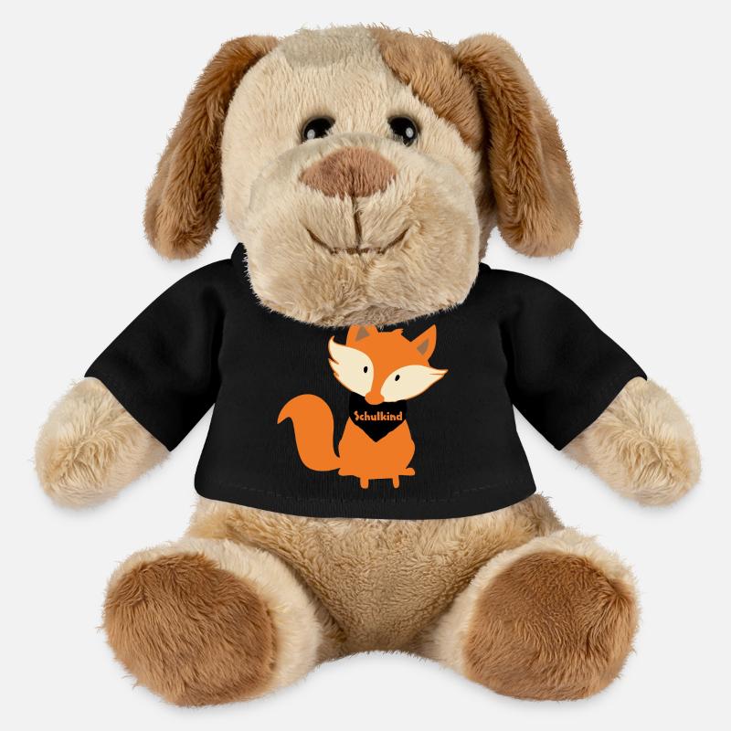 Fuchs Schulkind Kind Einschulung - MiniFeet® Hund Helge - Schwarz