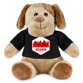 Atlanta Géorgie - Chien en peluche Helge MiniFeet® - noir - Devant