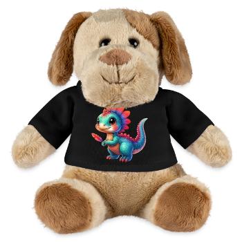 Dinosaurier - MiniFeet® Hund Helge - Schwarz - Vorne