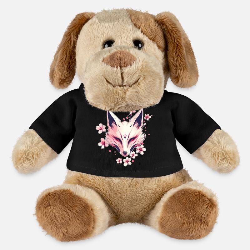 Fuchs Japanische Maske - MiniFeet® Hund Helge - Schwarz