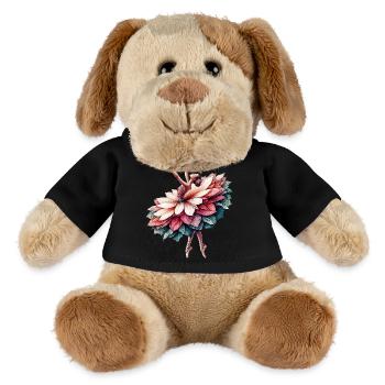 Danseuse de ballet avec tutu - Chien en peluche Helge MiniFeet® - noir - Devant