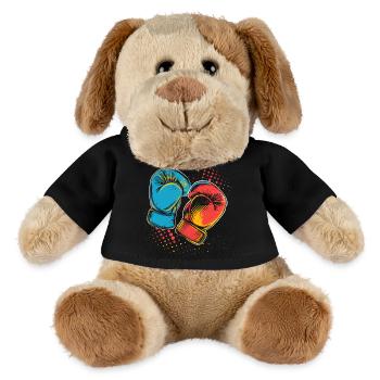 Boxing Gloves Graphic - MiniFeet® Dog Helge - black - Front