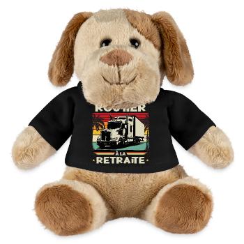 Retired Truck Driver - Heavy Goods Truck Driver - MiniFeet® Dog Helge - black - Front