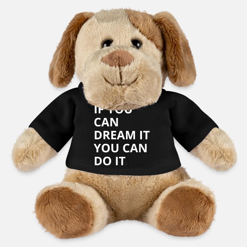 Dream Implementation Motivation Typo - MiniFeet® Dog Helge - black