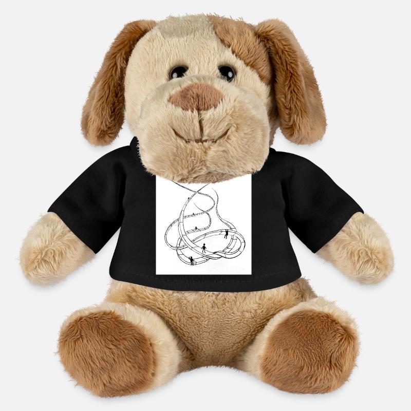 Vielschichtige Loopingpfade - MiniFeet® Hund Helge - Schwarz