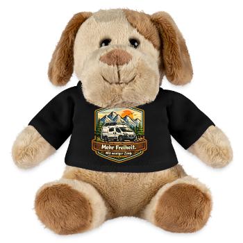Camping-Mehr Freiheit-mit weniger Zeug-Camper - MiniFeet® Hund Helge - Schwarz - Vorne