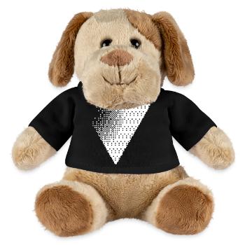 Geometric Dotted Triangle Fade - MiniFeet® Dog Helge - black - Front