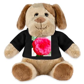 Camélia Rose Intense - Chien en peluche Helge MiniFeet® - noir - Devant