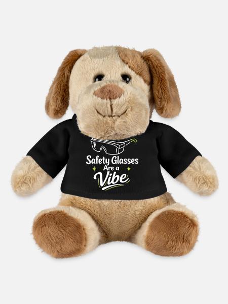Schutzbrillen-Vibe | Labor Sicherheit - MiniFeet® Hund Helge - Schwarz