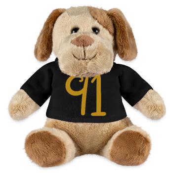 91 - MiniFeet® Dog Helge - black - Front