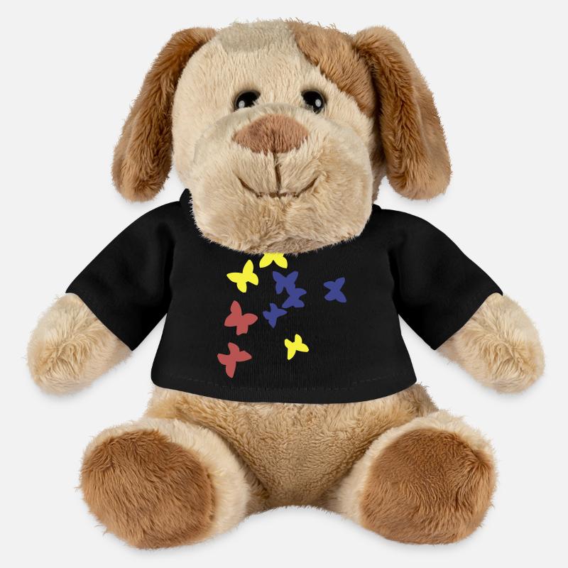 Schmetterlinge - MiniFeet® Hund Helge - Schwarz