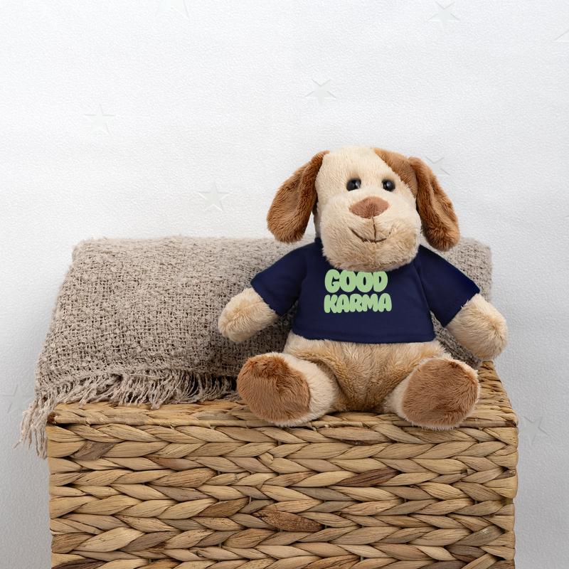 Bon Karma vert clair Chien en peluche Helge MiniFeet®