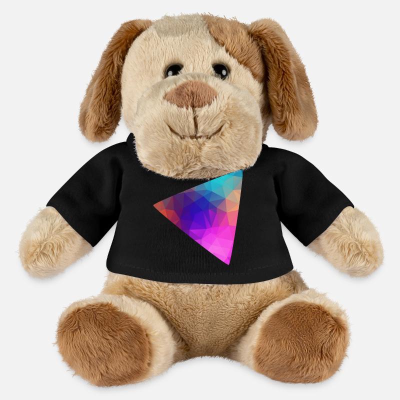 Dreieck bunt - MiniFeet® Hund Helge - Schwarz