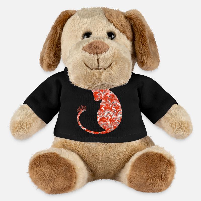chat à vélo e 231 - Chien en peluche Helge MiniFeet® - noir