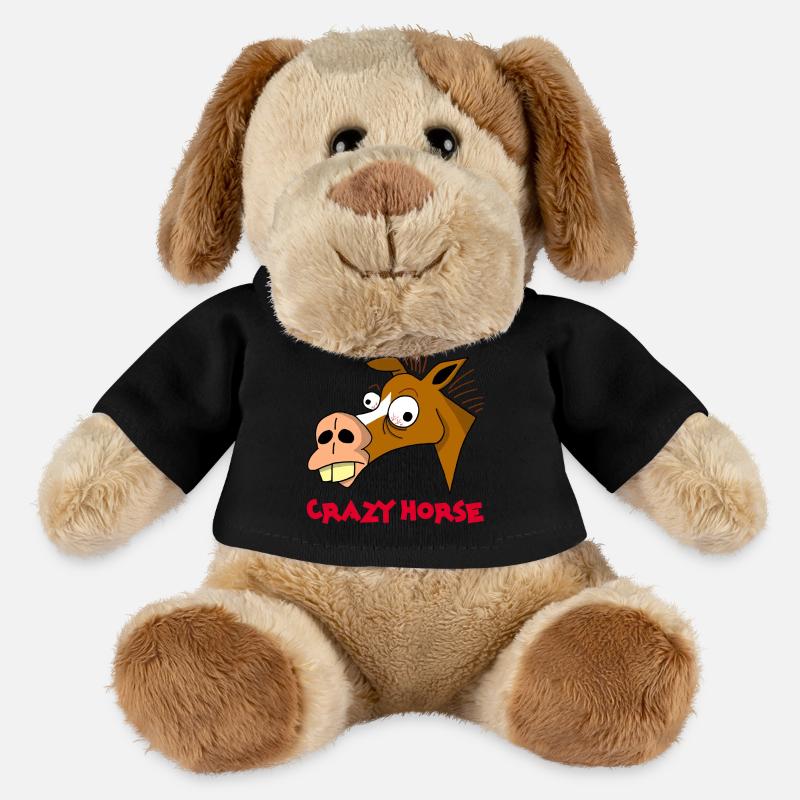 verrücktes Pferd - MiniFeet® Hund Helge - Schwarz