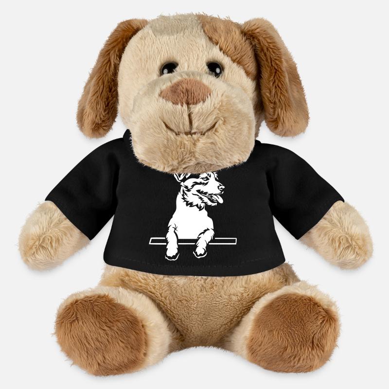 Jack Russell Terrier "Black Edition" - MiniFeet® Hund Helge - Schwarz