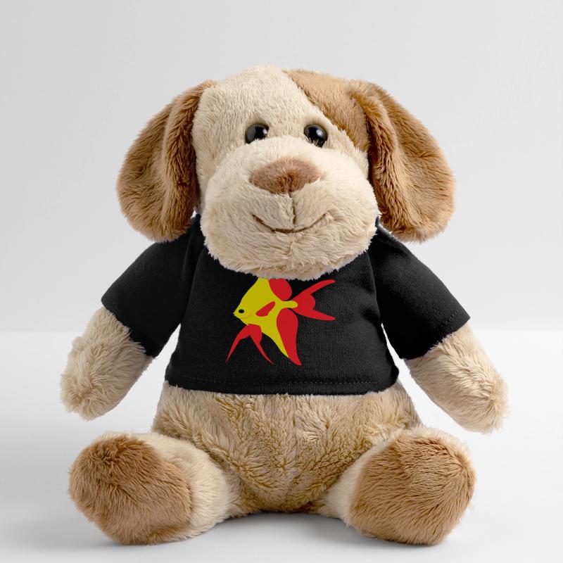 Poisson drapeau rouge et jaune Chien en peluche Helge MiniFeet®