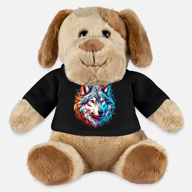 Wolf - MiniFeet® Hund Helge - Schwarz