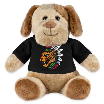 Tribal Tiger – Kraftvolles Ethno Design - MiniFeet® Hund Helge - Schwarz - Vorne