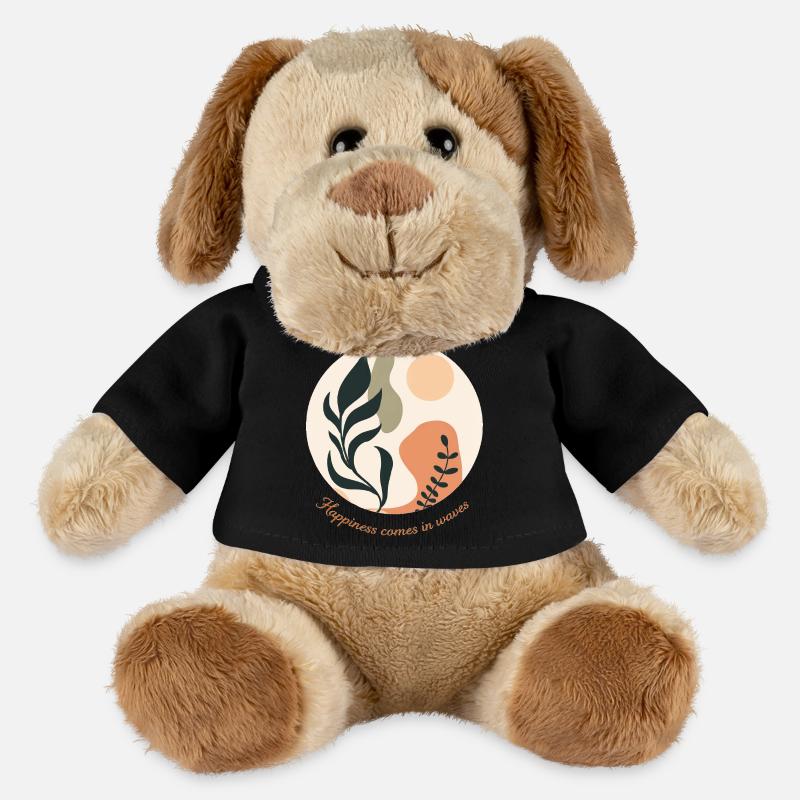 Happiness comes in waves  - MiniFeet® Hund Helge - Schwarz