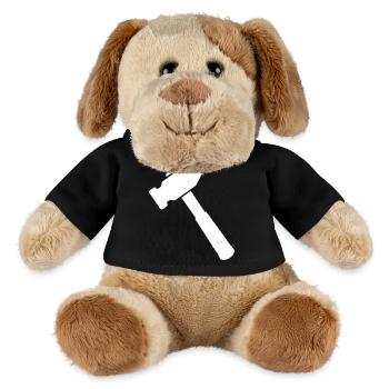 Vecteur d’icônes d’artisanat d’outil de marteau - Chien en peluche Helge MiniFeet® - noir - Devant