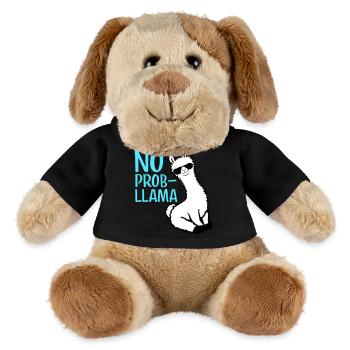 No Prob Lama Cool Sonnenbrille Sitzend Problama - MiniFeet® Hund Helge - Schwarz - Vorne