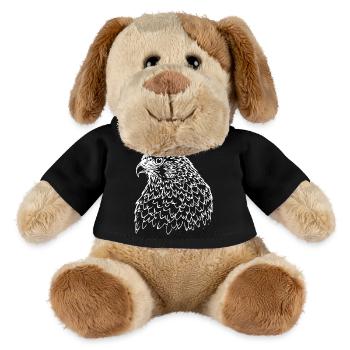 Falcon Head - Chien en peluche Helge MiniFeet® - noir - Devant
