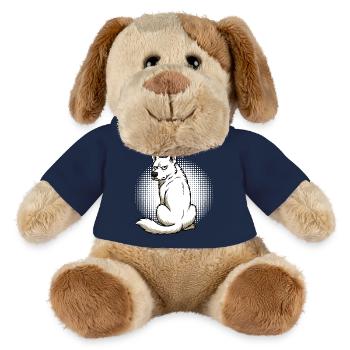 Weißer Schäferhund Schäferhund Schäferhunde - MiniFeet® Hund Helge - French Navy - Vorne