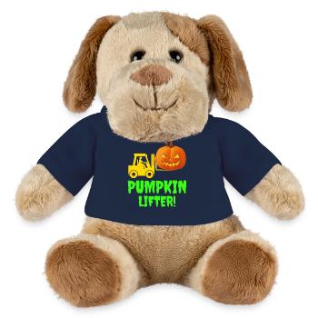 Halloween Forklift Operator Pumpkin Lifter - MiniFeet® Dog Helge - french navy - Front