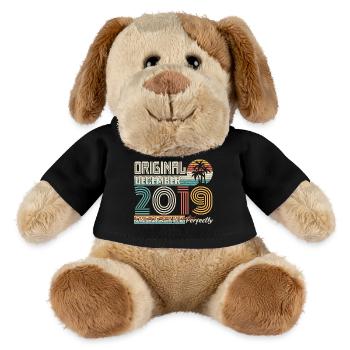 December 2019 Birthday December 2019 Gift - MiniFeet® Dog Helge - black - Front