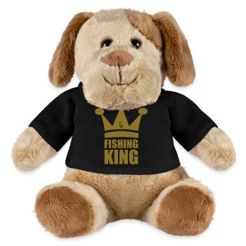Fishing King - Chien en peluche Helge MiniFeet® - noir - Devant